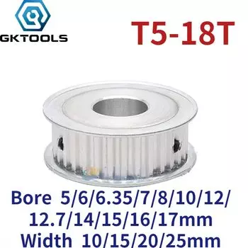 Синхронный шкив Madifier T5 18 зубов