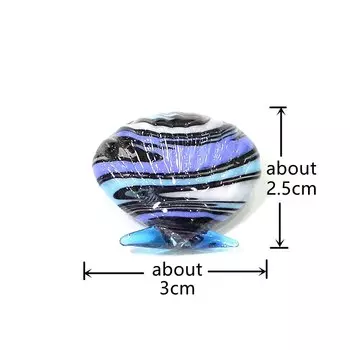 Синие стеклянные фигурки животных JSSMTLP