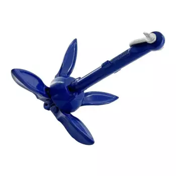 Синий алюминиевый складной якорь в форме зонта 155 мм для штурмовой лодки, фурнитура, аксессуары
