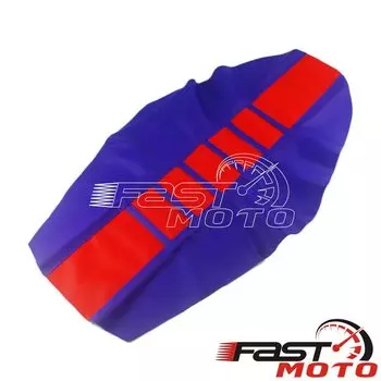 Синий чехол для сиденья с ребристым захватом Yamaha, подушка для YZ450F YZ250F WR250 WR450 TTR230 TT-R125 TTR110 TTR50 YZF WR YZ-F