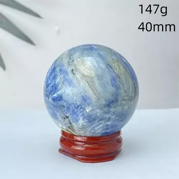 Синий кианит хрустальный шар для медитации