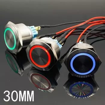 Синий кольцевой светодиодный светильник ELEABC