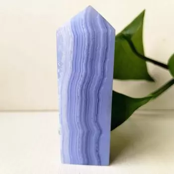 Синий лац агат хрустальная башня EBET