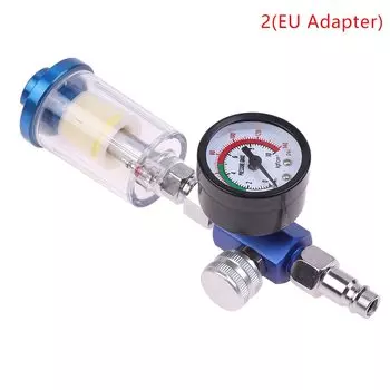 Синий прозрачный краскопульт с фильтром HELTC