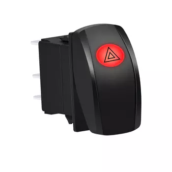 Синий светодиод 12 В 20 А Кулисный переключатель Шайба Стеклоочистителя Водонепроницаемые автомобильные фонари SPST ON OFF Переключатель Внедорожные фонари ATV UTV Прицеп