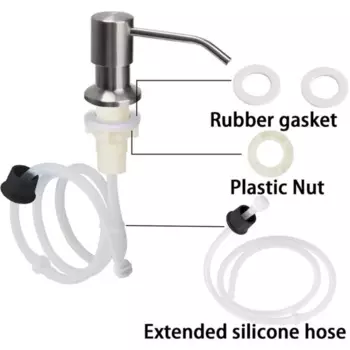 Диспенсер для жидкого мыла WZLY черный/белый