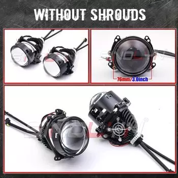 Sinolyn 3 дюйма H4 H7 светодиодный глаза ангела Bi светодиодный линзы H1 9005 9006 проектор фары для Hella Автомобильные фары автомобильные аксессуары,фонарь налобный,илет линзы,линзы для фар,линзы в фары автомобиля