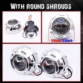 Sinolyn 3 дюйма H7 H4 Bi светодиодный линза проектора 9005 9006 фара лм гиперболоидные Автомобильные фары линзовидная оптика автомобильные аксессуары билет линзы bi led линзы дневные ходовые огни автотовары