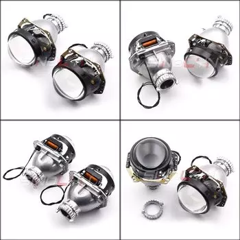 Sinolyn 3-дюймовые синие HD биксеноновые линзы проектора для Hella 3R G5 для фар H4 Автомобильные фары D2S D2H Автомобильные аксессуары для фар биксеноновые линзы 3.0 комплект биксеноновые линзы линзы фары