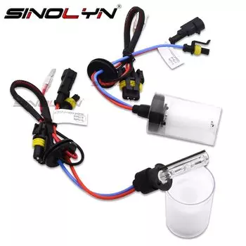Sinolyn HID Xenon H7 H11 H1 9005 9006 H3 для проектора, линзы противотуманных фар, автомобильные аксессуары, тюнинг 4300K 6000K 8000K 12V 35W