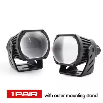 Sinolyn квадратные светодиодные линзы дальнего света для фар 24000LM прожекторы для проекторов Devil Eyes 6000K светодиодные фонари для автомобилей мотоциклов DIY