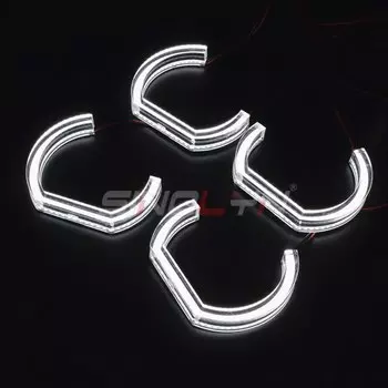 Sinolyn светодиодные ангельские глаза для BMW E46 LCI рестайлинг 2D Coupe Convertible 325ci 330ci ксеноновая фара DRL сигнал поворота гало для автомобилей