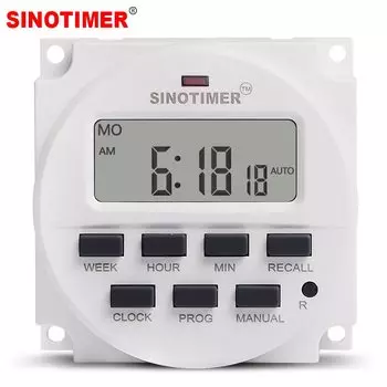 SINOTIMER TM618N-2 Программируемый таймер 7 дней