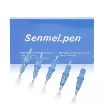 Синяя тату-картридж Senmei, игла 1 3 5 7 9 11 13 14 15 RL RM RS M1 для тату-машинки