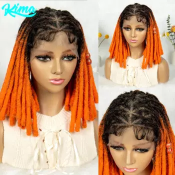 Синтетический короткий кружевной парик KIMA Dreadlock Box парики с детскими волосами для африканских женщин