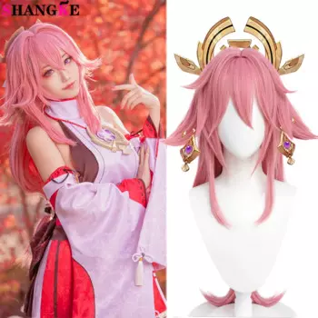Синтетический парик для косплея SHANGKE Genshin Impact Yae Miko Venti Zhongli Xiao Goro Ganyu Keqing HuTao Aether tataglia Klee Ningguang