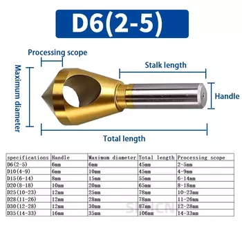 SIQICNC Зенкер для снятия фаски 1 шт.