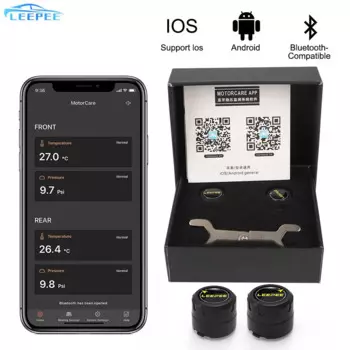 Система контроля давления в шинах LEEPEE 4,0 5,0, совместимая с Bluetooth