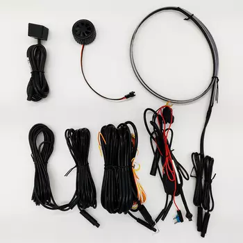 Система обнаружения слепых зон BSD, 77 ГГц, миллиметровый волновой радар, осветительная фотолента, 50 м, изменение полосы, безопасная парковка