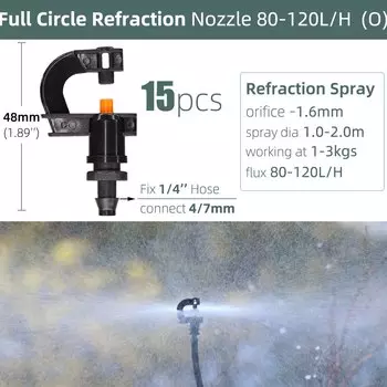 Система полива для теплицы RBCFHI с спринклерами