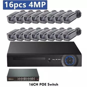 Система видеонаблюдения Gadinan 32 каналов 4K XMEYE