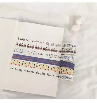 Лента для скрапбукинга MMZBHA Washi Tape