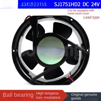 SJ1751HD2 24V1725 DC большой объем воздуха промышленный преобразователь частоты охлаждающий вытяжной вентилятор
