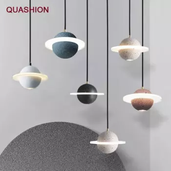 Скандинавская креативная Подвесная лампа для гостиной, спальни, кафе, бара