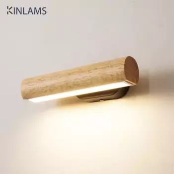 KINLAMS Настенный светильник из дерева белый