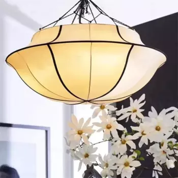 Ретро тканевая люстра Queen Lifedecor