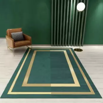 Скандинавские Ins геометрические узоры большой ковер бархатный ковер и ковер для гостиной спальни чайный Журнальный Столик Декоративный Напольный Коврик