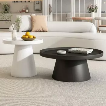 Скандинавский классический журнальный столик, маленький домашний журнальный столик для гостиной, простой современный круглый диван, мебель для круглого стола