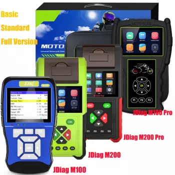 Сканер диагностический JDiag M100/M200 для мотоциклов, OBD2 сканер для KTM/Honda/Yamaha/Kawasaki/BMW
