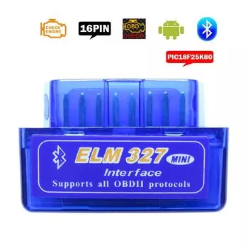 Сканер Obd2 Elm327 Bluetooth V1.5 Автомобильные диагностические инструменты ELM 327 В 1,5 OBD 2 Автоматические считыватели кодов Диагностический сканер для Android