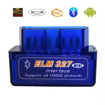 Сканер OBD2 Elm327 V1.5 Автомобильный диагностический сканер для Android Elm 327 Bluetooth OBD 2 Автоматические считыватели шнуров ELM-327 Диагностические инструменты