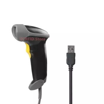 Сканер штрих-кода QR PDF417, Ручной USB-сканер штрих-кода 1D, Data Matrix, проводной считыватель штрих-кодов с USB-кабелем для POS-системы