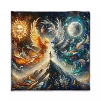 Скатерть для Таро LVJIA Солнце и Луна