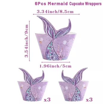 Скатерть для вечеринки "Русалочка" FENGRISE