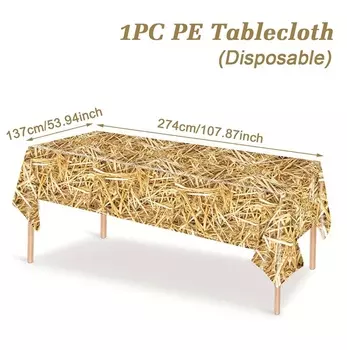 Скатерть FENGRISE соломенная 105x54 дюймов