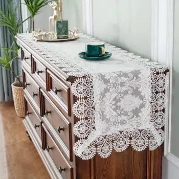 Скатерть Julliette Dream белая полиэстер