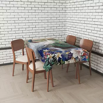 Скатерть ПВХ Shanghai прямоугольная анти-пятна