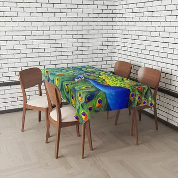 Скатерть ПВХ Shanghai прямоугольная анти-пятна