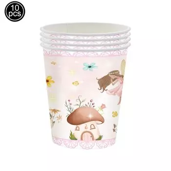 Сказочная бумажная посуда для девочки