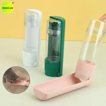 Складная бутылка для воды для собак, портативная уличная бутылка для воды, питьевой Диспенсер 2 в 1, кормление домашних животных, поилка для собак