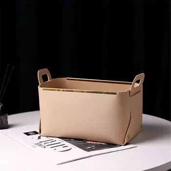 Складная корзина ERUZRY из искусственной кожи
