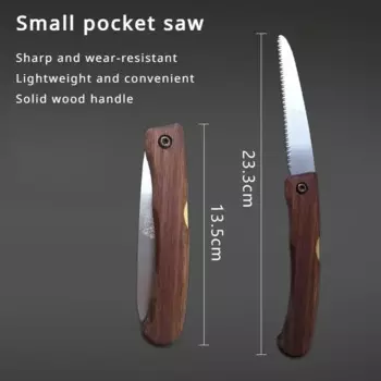 Складная мини-пила Deli из высокоскоростной стали