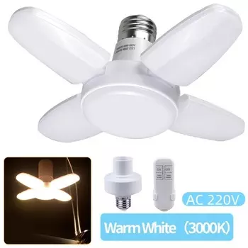 Складная Светодиодная Лампа E27 AC85-265V С Дистанционным Управлением Яркое Домашнее Освещение Потолочный Светильник 2700K ~ ...