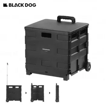 Складная тележка для кемпинга Naturehike BLACKDOG, портативная тележка для путешествий на открытом воздухе, 50 л, коробка для хранения, оборудование для кемпинга, тележка для хранения