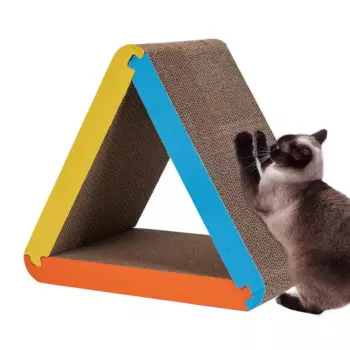 Складная треугольная Когтеточка для кошек, 6 видов когтей