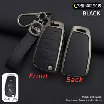 Складной автомобильный брелок из цинкового сплава, держатель для Audi C5 C6 R8 A1 A3 A4 A5 A6 A7 Q3 Q5 Q7 S6 B6 B7 B8 8P 8V 8L TT RS RS3 S3